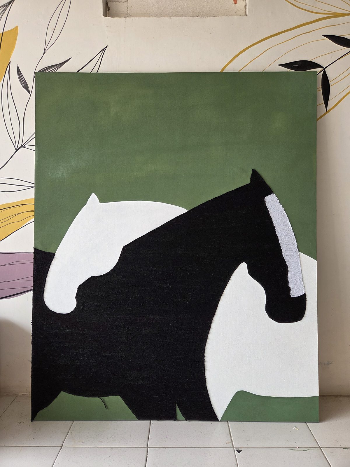 Original canvas painting from the studio