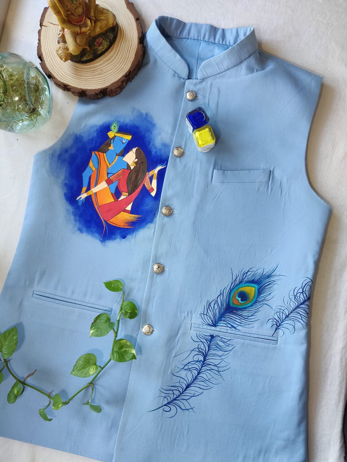 Fabric Art 10 — original artwork at Paint Blue Sky studio