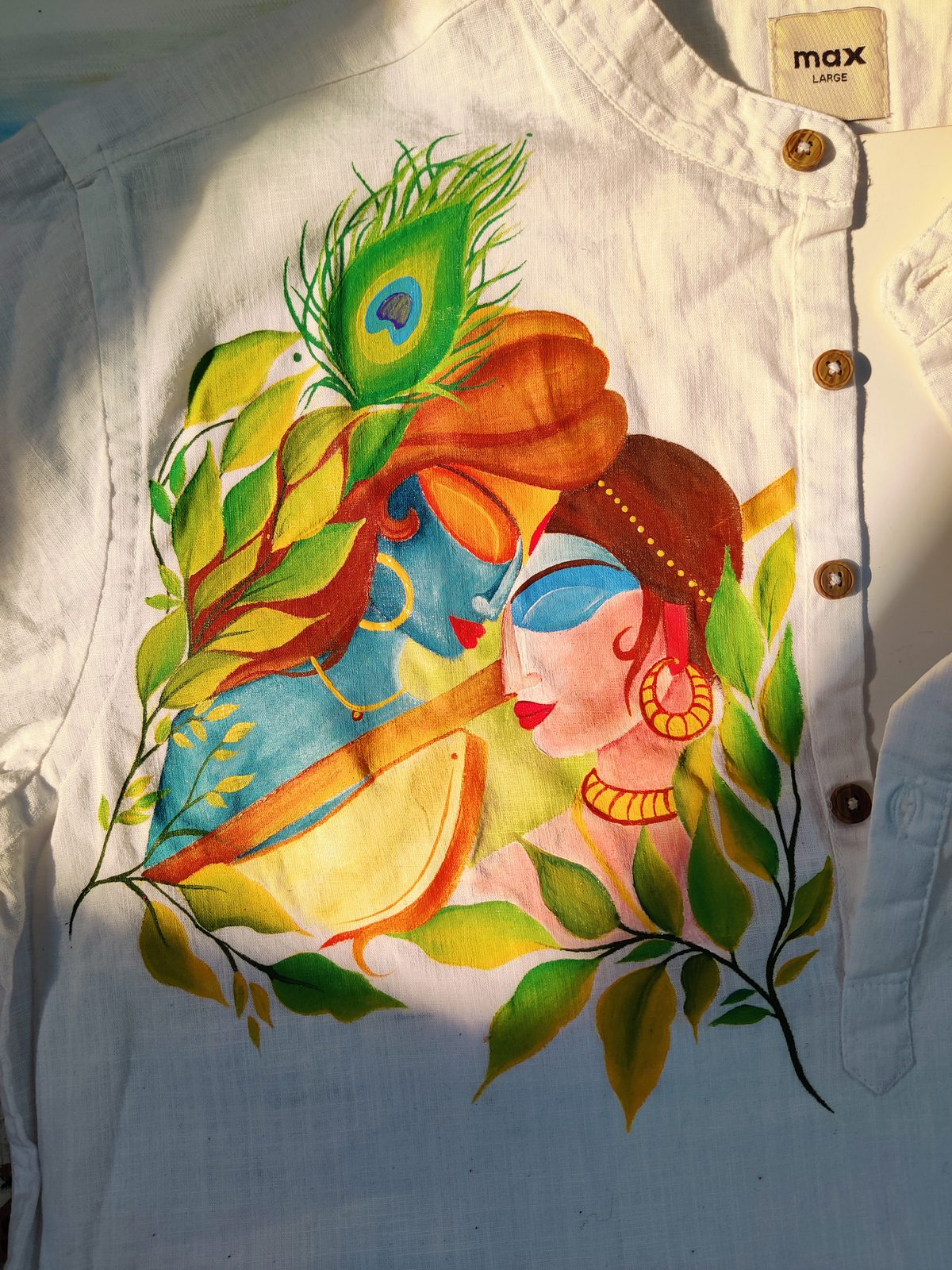 Fabric Art 18 — original artwork at Paint Blue Sky studio