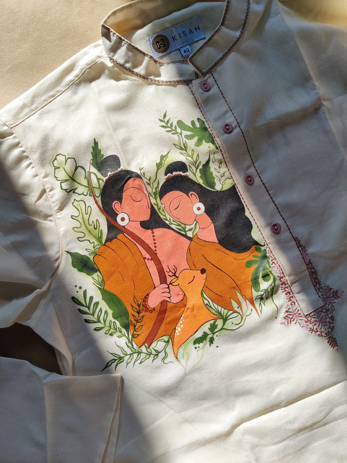 Fabric Art 19 — original artwork at Paint Blue Sky studio