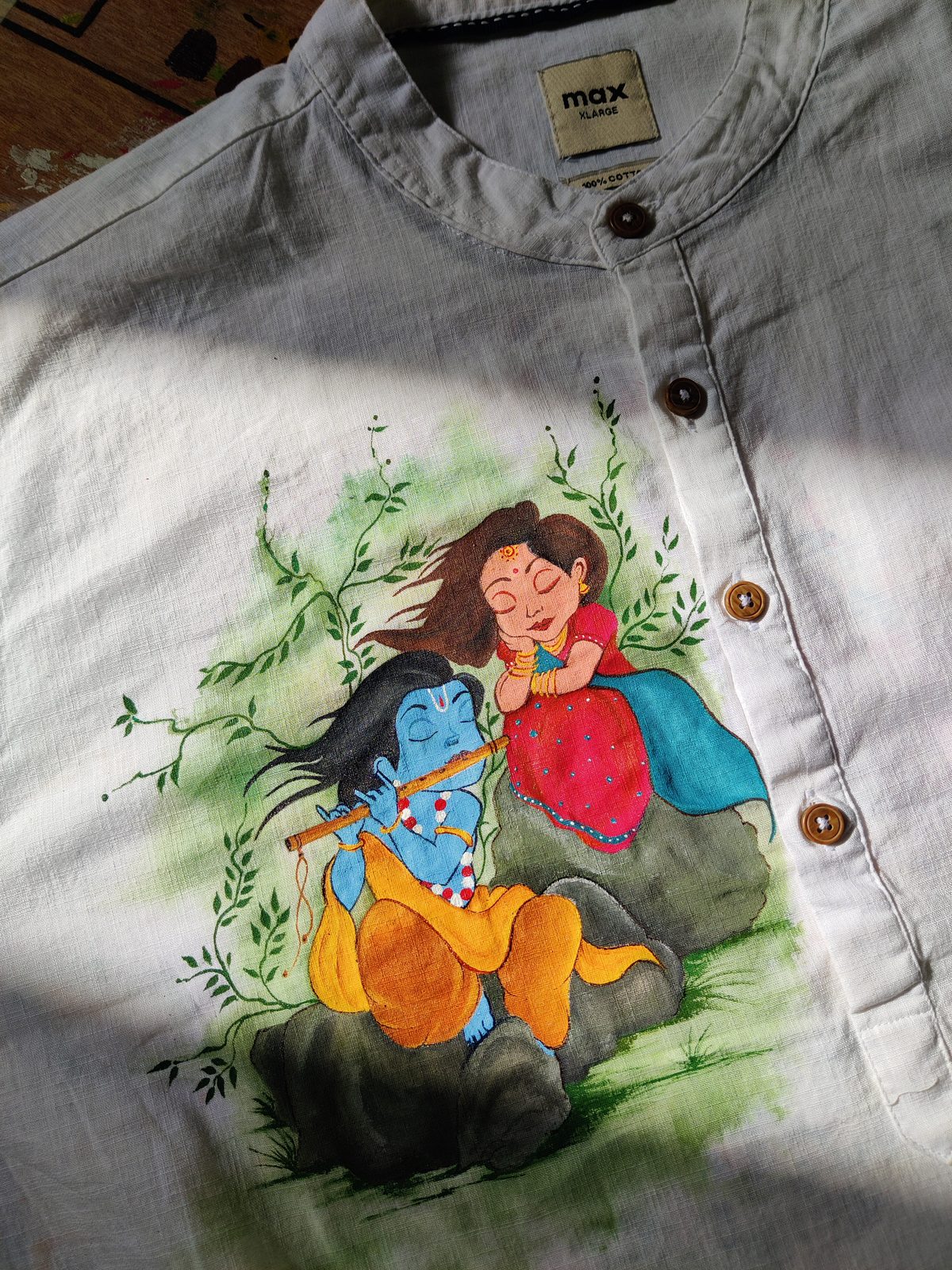 Fabric Art 20 — original artwork at Paint Blue Sky studio
