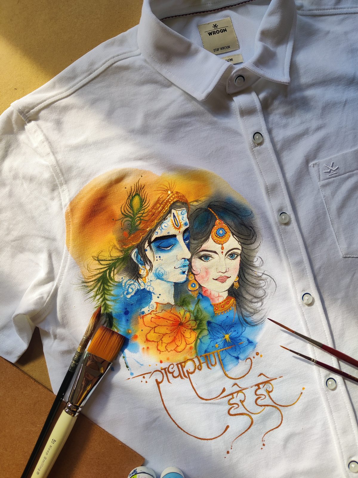 Fabric Art 21 — original artwork at Paint Blue Sky studio