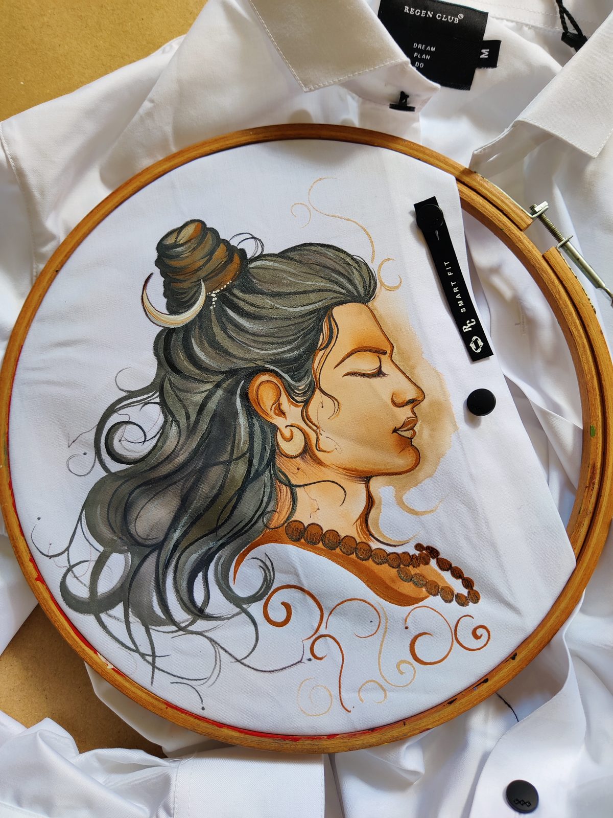 Fabric Art 22 — original artwork at Paint Blue Sky studio