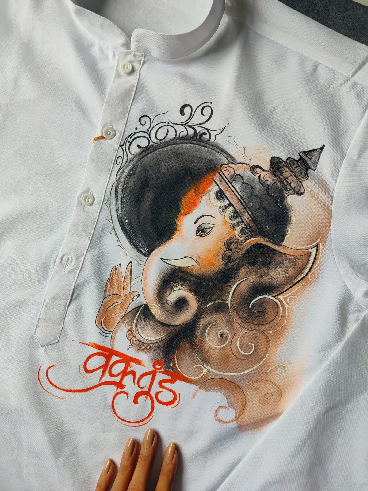 Fabric Art 25 — original artwork at Paint Blue Sky studio