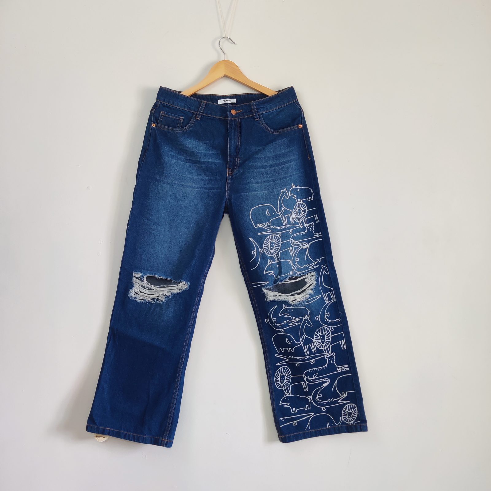 Fabric Art 39 — original artwork at Paint Blue Sky studio