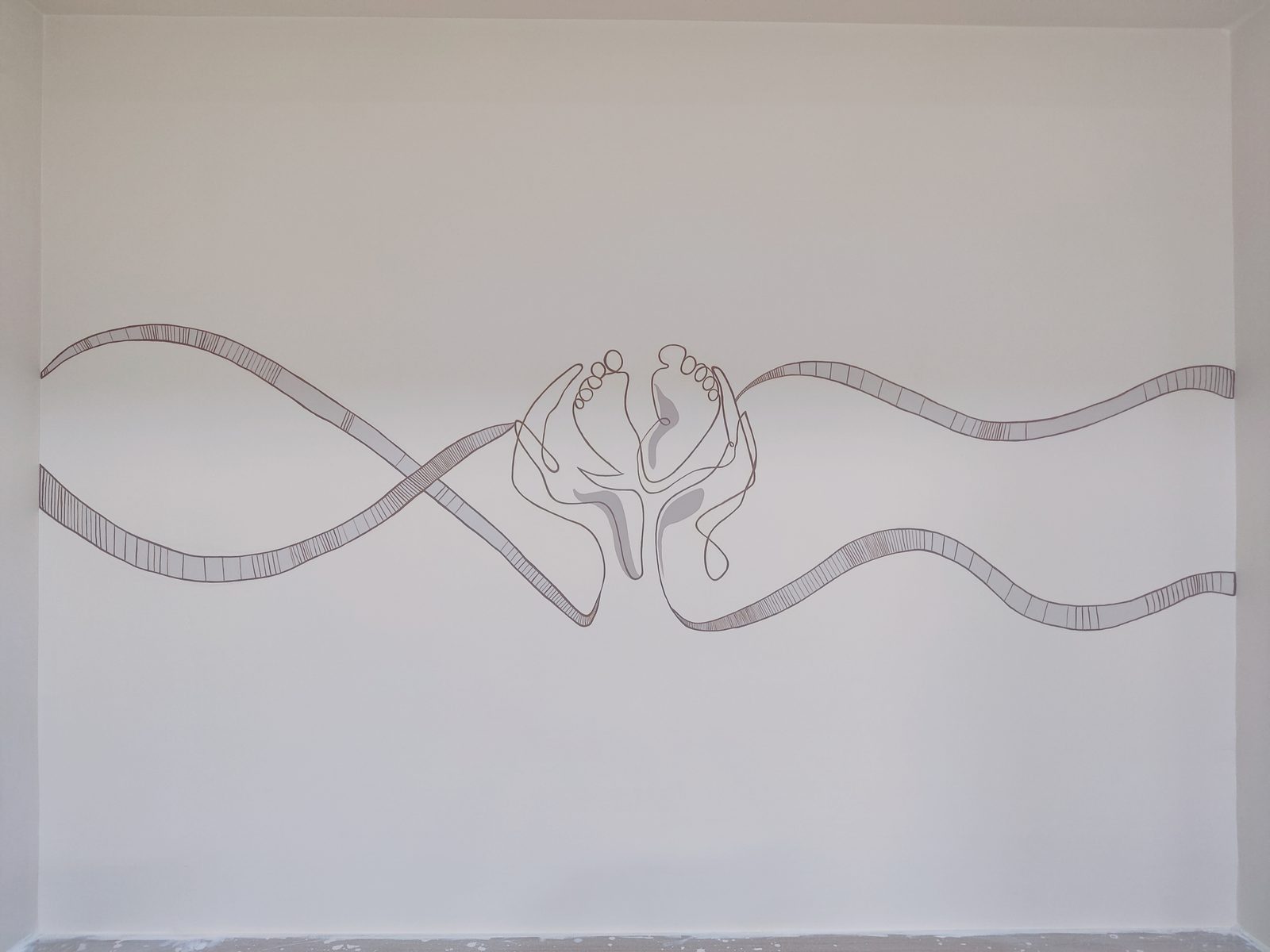 Wall Mural 6 — original artwork at Paint Blue Sky studio